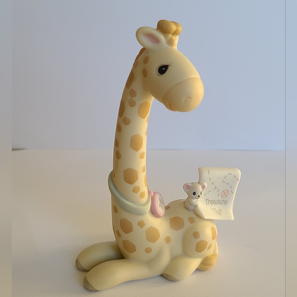 Vintage Precious Moments Giraffe Mouse Porcelain Collectible Figurine